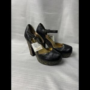 Prada - Leather Studded Heels